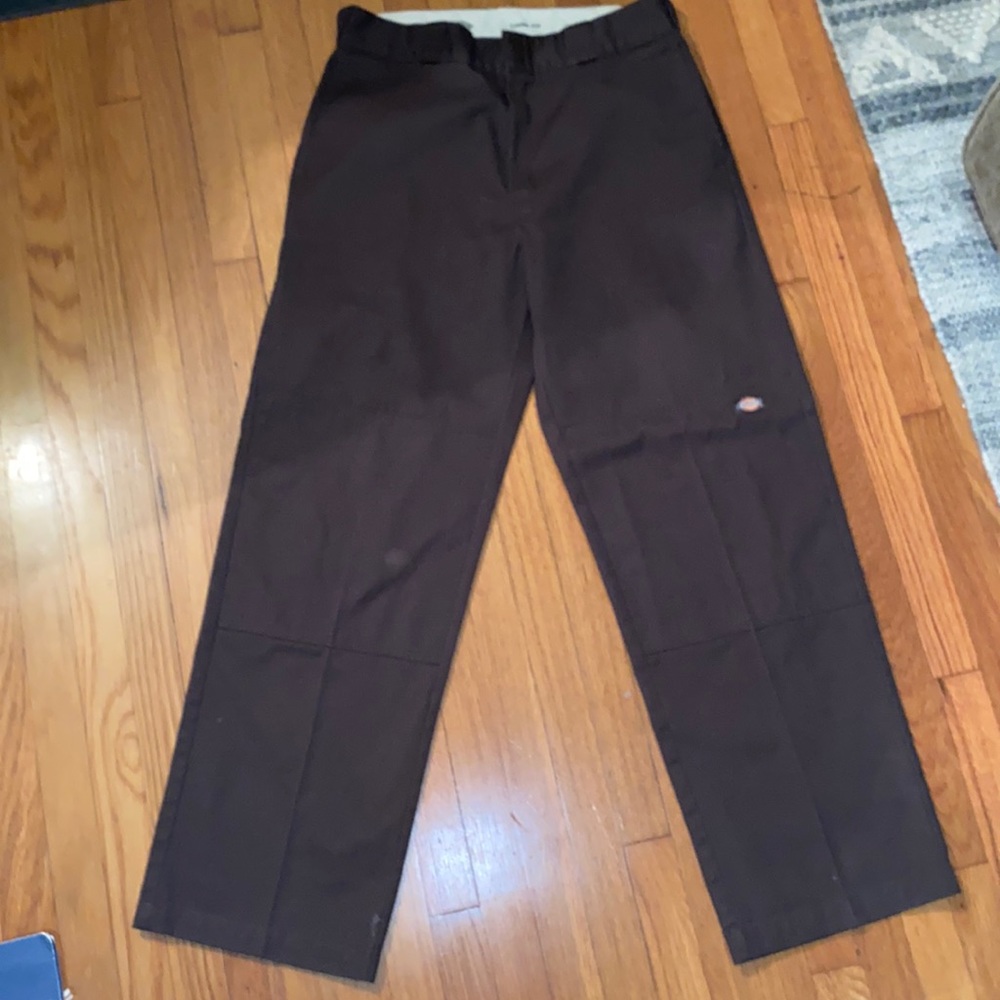Dickies Loose Fit Brown Pants Double Knee